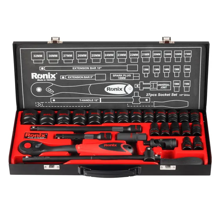 مجموعه بکس 27 عددی 1/2 اینچ مدل RH-2627